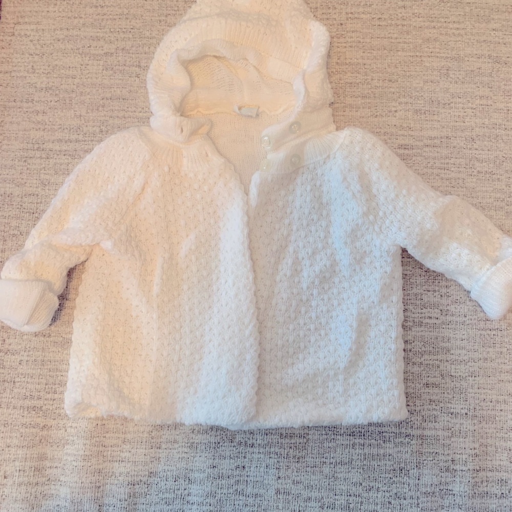 Beautiful white Jacket for baby